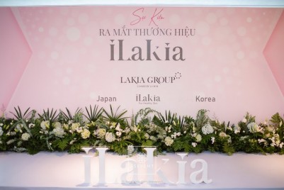 Decor sự kiện ra mắt sản phẩm Ilakia
