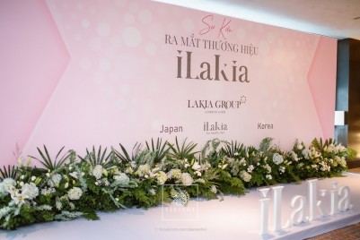 Decor sự kiện ra mắt sản phẩm Ilakia