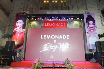 Sự kiện của thương hiệu Lemonade và ca sỹ Đông Nhi